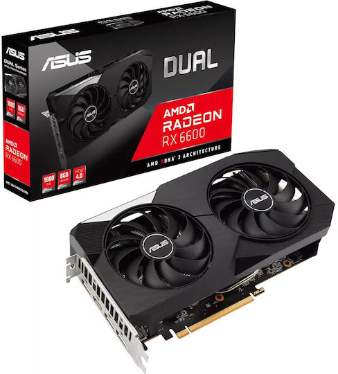 Asus Radeon RX 6600 rev. 3.0 8GB GDDR6 Dual V3 Graphics Card