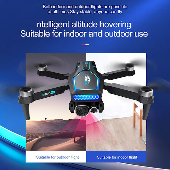 XF-S180 Drone FPV 2.4 GHz with 720p Camera and Controller Black view 7