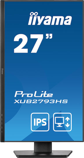 Iiyama ProLite XUB2793HS-B5 IPS Monitor 27" FHD 1920x1080 with Response Time 4ms GTG view 4