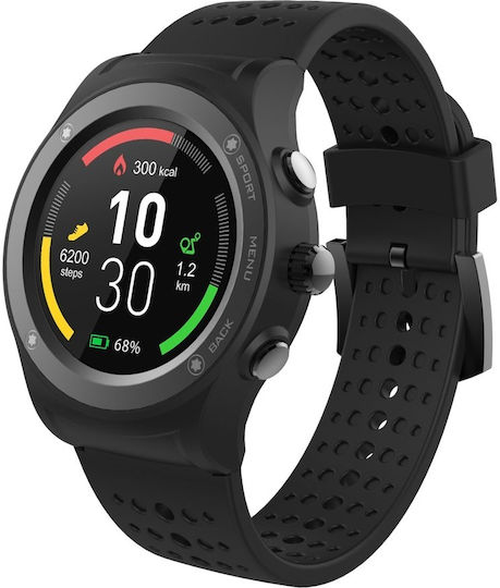 Blaupunkt BLP5600 Smartwatch with Heart Rate Monitor (Black)