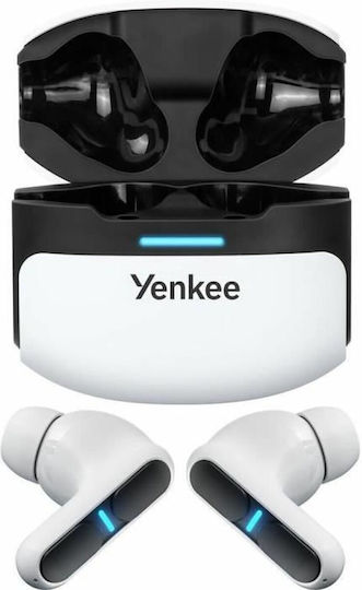 Yenkee Evepods Pro YHP 09BT In-ear Bluetooth Handsfree Earphones with Sweat Resistance and Charging Case White view 2