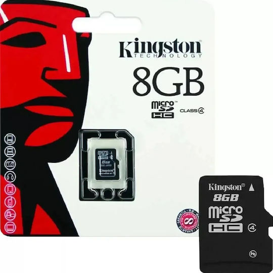 Kingston microSDHC 8GB Class 4 High Speed with Adapter view 4