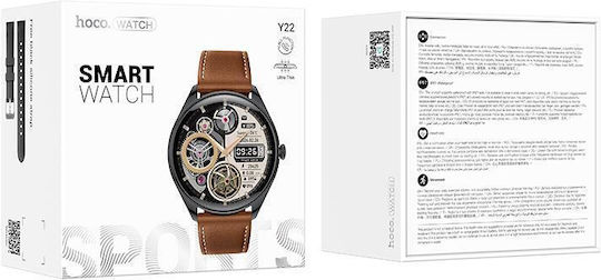 Hoco Y22 Call Version Smartwatch (Black) view 2
