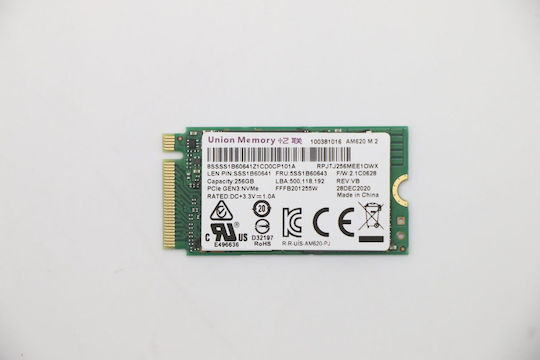 Lenovo SSD 256GB Type M.2 5SS1B60643