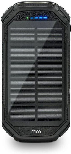 Mikamax Solar Power Bank 20000mAh Black view 1