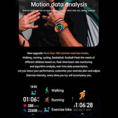 Aoke Smartwatch (Rose Gold) view 7