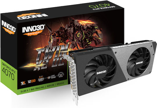 Inno 3D GeForce RTX 4070 12GB GDDR6X Twin X2 OC Graphics Card