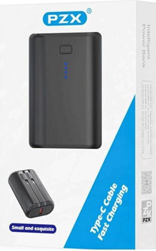 PZX V51 Power Bank 10000mAh 22.5W with USB-C Port Black view 1