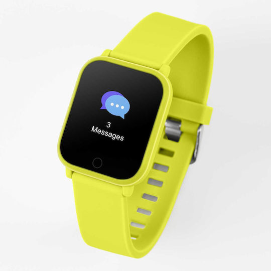 Reflex Active Series 10 42mm Smartwatch with Heart Rate Monitor (Lime) view 2