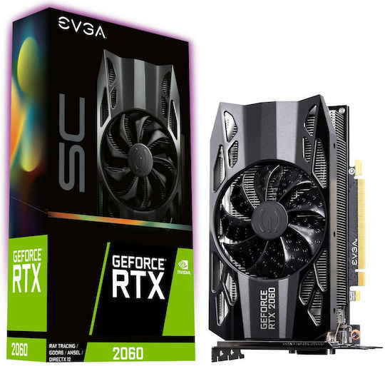 EVGA GeForce RTX 2060 6GB GDDR6 SC Graphics Card view 1