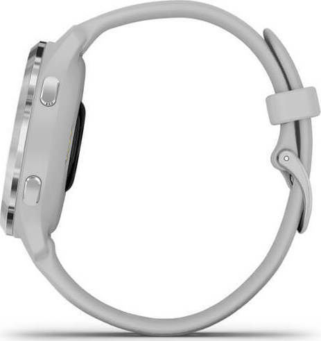 Garmin Venu 2S Stainless Steel 40mm Waterproof Smartwatch with Heart Rate Monitor (Silver / Mist Gray) view 8