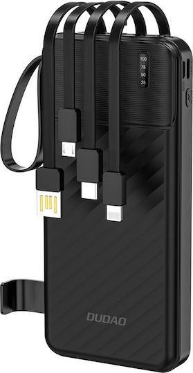Dudao K11 Power Bank 10000mAh 10W with USB-A Port Black view 1