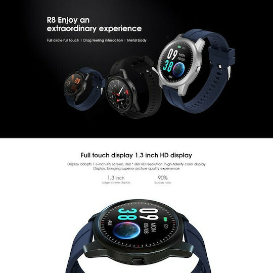 Elephone R8 Smartwatch with Heart Rate Monitor (Black) view 5