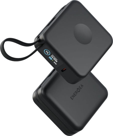 Energea Magpac Mini Plus 3C MagSafe Power Bank 10000mAh 20W with USB-C Port Black view 3