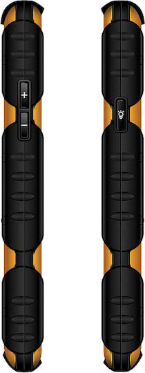 MaxCom Strong MM920 Single SIM Resistant Mobile with Buttons Orange view 2