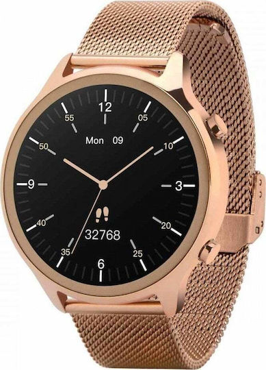 Garett Veronica Smartwatch with Heart Rate Monitor (Gold)