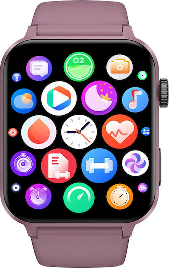 BlackView R30 Pro Smartwatch with Heart Rate Monitor (Purple) view 4