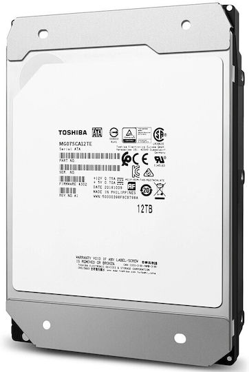 Toshiba MG09 12TB HDD Hard Drive 3.5" SATA III 7200rpm with 512MB Cache for Desktop / Server MG09ACA12TE Ansicht 2
