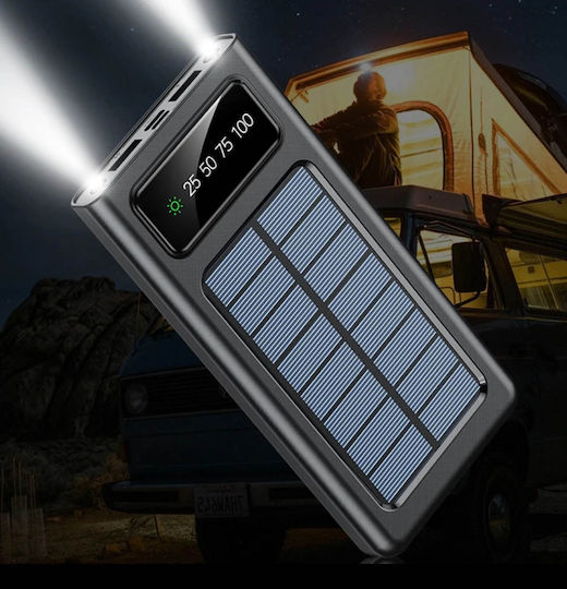 Viaking Y179 Solar Power Bank 10000mAh Black view 6