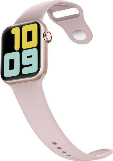i8 Pro Max Aluminium Smartwatch with Heart Rate Monitor (Pink) view 8