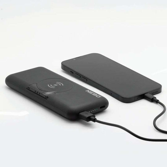 Nebo Power Bank 10000mAh with USB-A Port and USB-C Port Black view 4