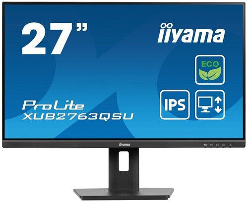 Iiyama ProLite XUB2763QSU-B1 IPS Monitor 27" QHD 2560x1440 with Response Time 2ms GTG view 3
