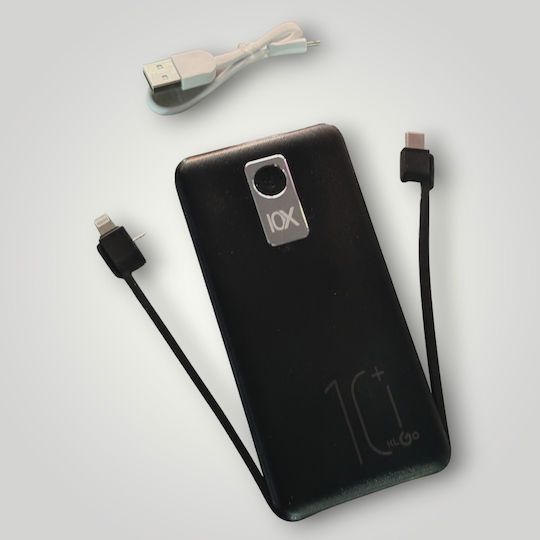 KLGO KP-90 Power Bank 10000mAh with USB-A Port Black view 2