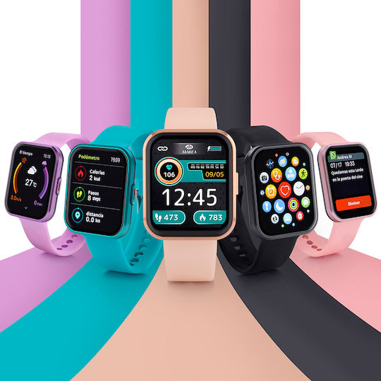 Marea B63003/3 Smartwatch with Heart Rate Monitor (Pink) view 6