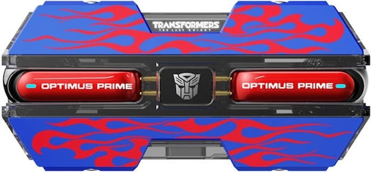 The Transformers TF-T01 Earbud Bluetooth Handsfree Earphones with Charging Case Blue view 1