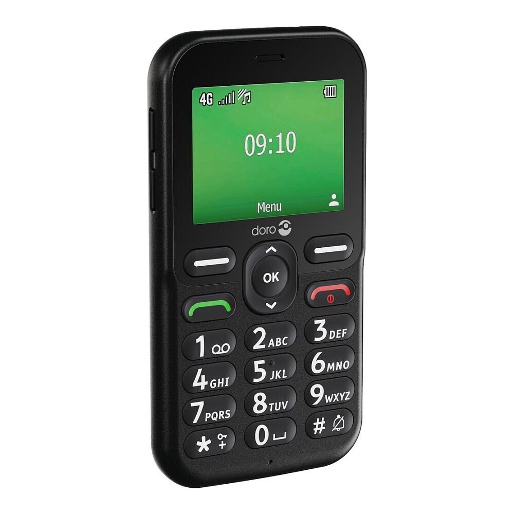 Doro Leva E10 Dual SIM Mobile Phone with Large Buttons Black – vizualizare 4