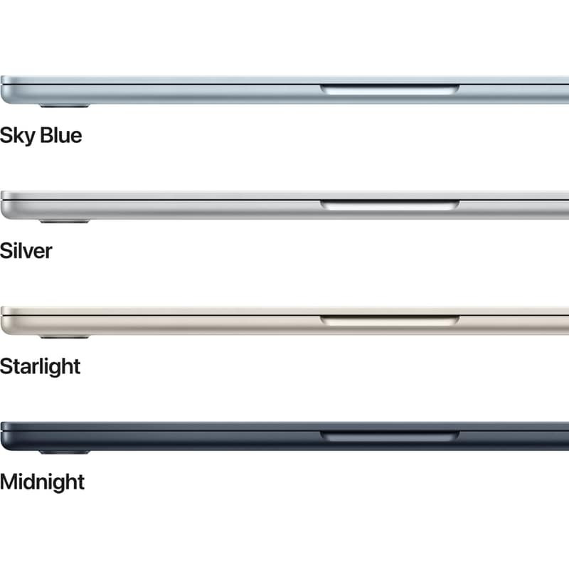 Apple MacBook Air 13.6" IPS Retina Display (M4-10-Core/16GB/256GB SSD/8-Core GPU) with 30W Charger Sky Blue (GR Keyboard) view 5
