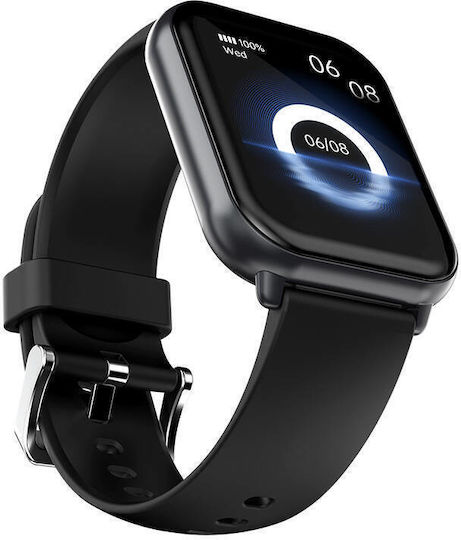 HiFuture FutureFit Zone 2 Smartwatch with Heart Rate Monitor (Black) view 3