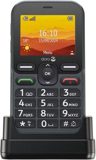 Doro Leva L10 Single SIM Smartphone Gray view 1