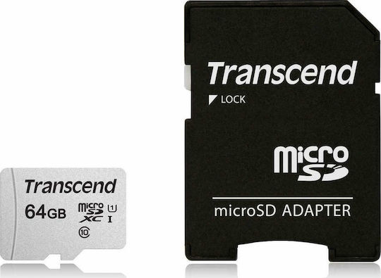 Transcend 300s microSDXC 64GB Class 10 U1 UHS-I view 3