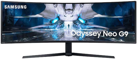 Samsung Odyssey Neo G9 LS49AG950NPXEN Ultrawide VA HDR Curved Gaming Monitor 49" 5120x1440 240Hz with Response Time 1ms GTG view 1