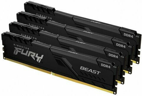 Kingston FURY Beast DDR4 64GB RAM with 2x32GB Modules and Speed 3200 for Desktop KF432C16BBK2/64 view 7