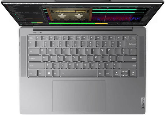 Lenovo Yoga Pro 7 14IMH9 14.5" IPS FHD Touchscreen 120Hz (Ultra 9-185H/32GB/1TB SSD/GeForce RTX 4060/W11 Home) Luna Grey (International English Keyboard) view 3