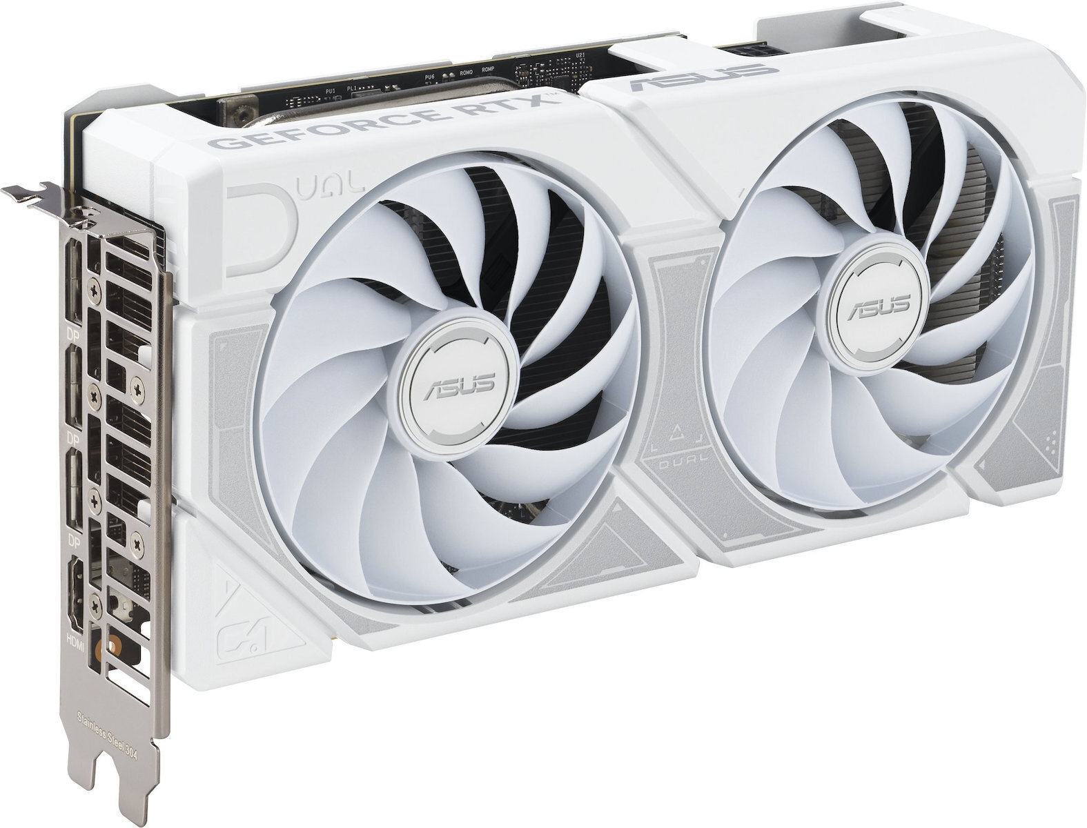 Asus GeForce RTX 5060 Ti 16GB GDDR7 Dual White OC Graphics Card 90YV0MH6-M0NA00 view 4