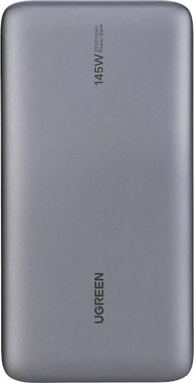 Ugreen PB205 Power Bank 25000mAh 145W with USB-A Port and 2 USB-C Ports Power Delivery / Quick Charge 3.0 Gray vue 9