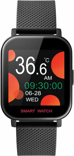 DAS.4 SL44 36mm Smartwatch with Heart Rate Monitor (Black)