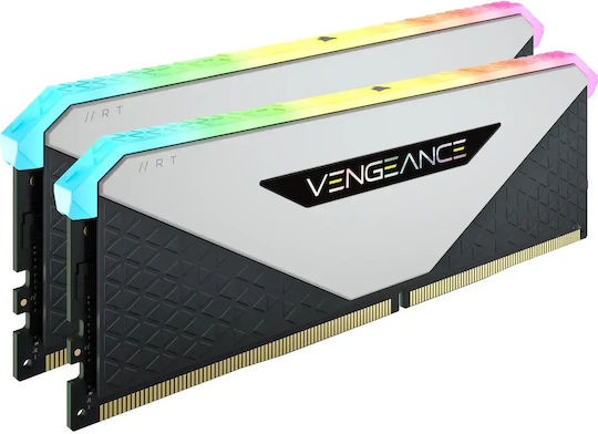 Corsair Vengeance RGB RT 16GB DDR4 RAM with 2 Modules (2x8GB) and 3200 Speed for Desktop (CMN16GX4M2Z3200C16W) view 4