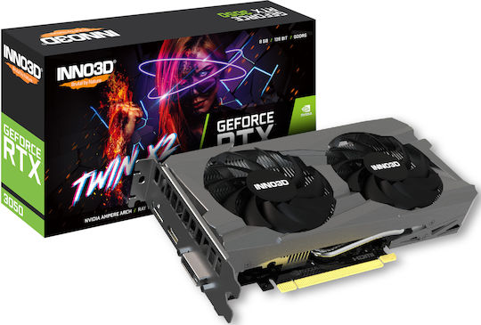 Inno 3D GeForce RTX 3050 8GB GDDR6 Twin X2 Graphics Card view 1