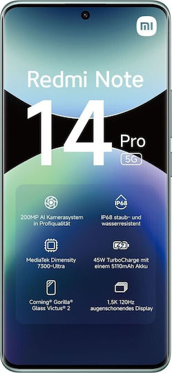 Xiaomi Redmi Note 14 Pro 5G (12GB/512GB) Coral Green view 3