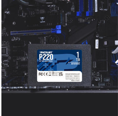 Patriot P220 SSD 1TB Type 2.5'' with SATA III Connection P220S1TB25 vista 5