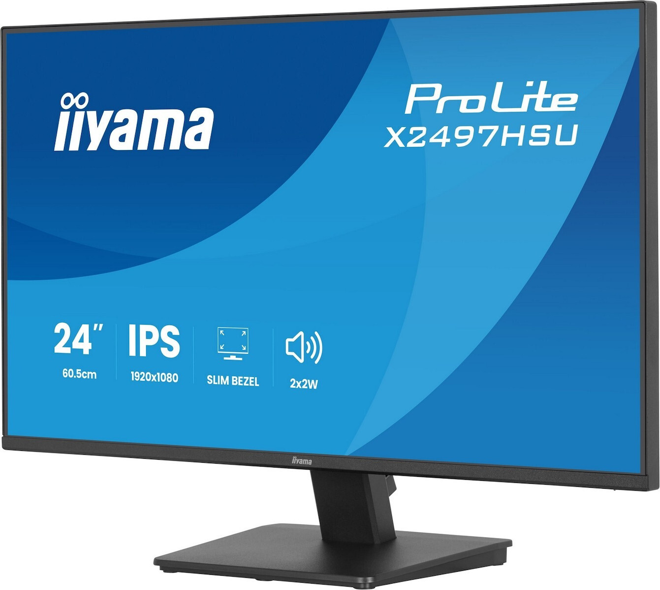 Iiyama ProLite XUB2497HSU-B1 IPS Monitor 23.8" FHD 1920x1080 view 3