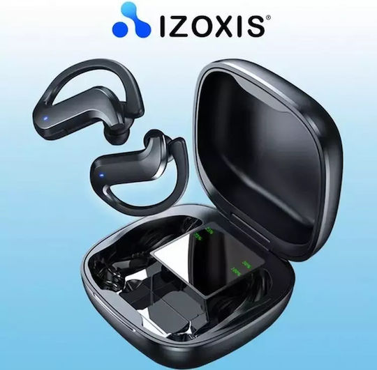 Izoxis 22592 In-ear Bluetooth Handsfree Earphones with Charging Case Black view 3