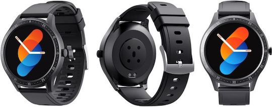 Havit M9026 Aluminium Waterproof Smartwatch with Heart Rate Monitor (Black) view 5