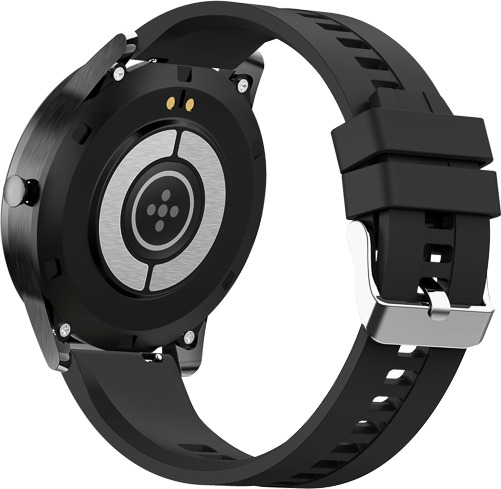 DAS.4 SP20 Smartwatch with Heart Rate Monitor (Black) view 2