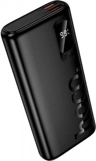 Hoco J158 Pro Power Bank 10000mAh 22.5W with 2 USB-A Ports and USB-C Port Black