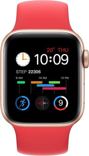 T500 Plus Smartwatch with Heart Rate Monitor (Red)